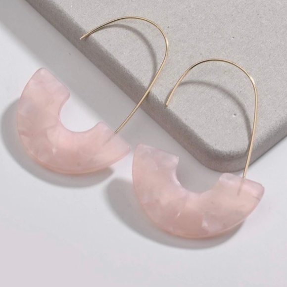 2/$20 BaubleBar Style Acrylic Hoops Earrings - Picture 3 of 4